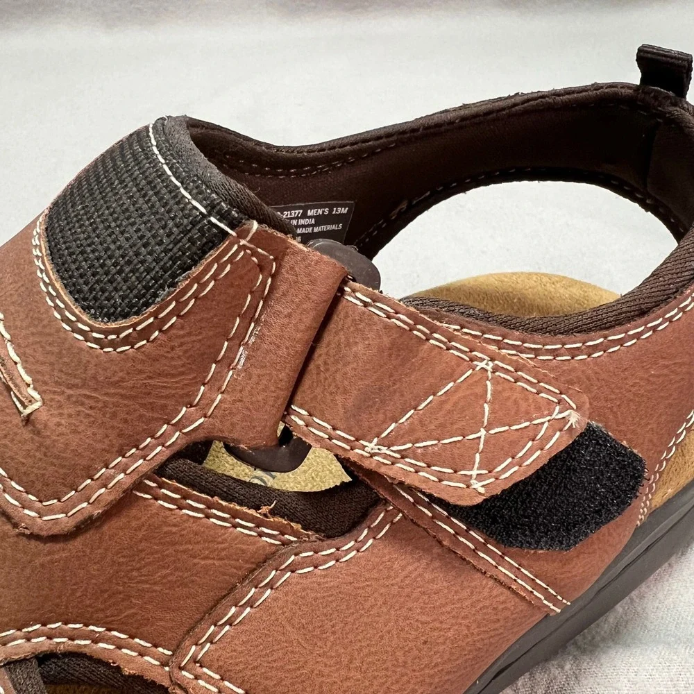 Dockers Searose Fisherman Sandals Rust Brown Memory Foam‎ Casual Gorpcore 13 M